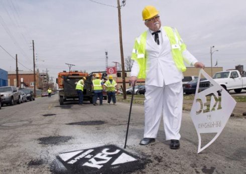 kfc pothole