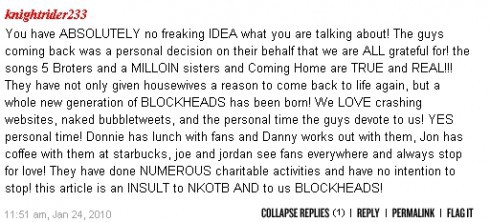 A Blockhead speaks