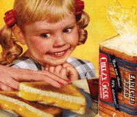 It looks wholesome now, but once she gets addicted to illicit grilled cheese, well...