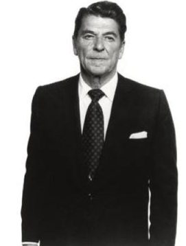 reagan suited up