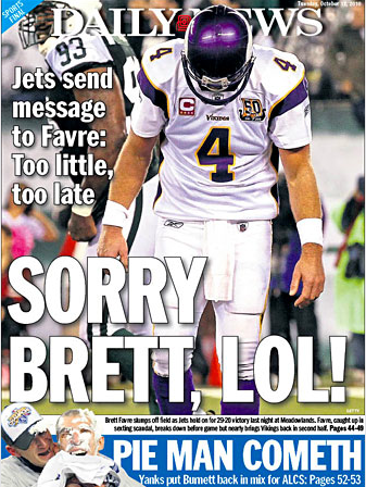 SORRY BRETT!