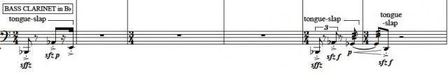 Clarinet Tongue Slap